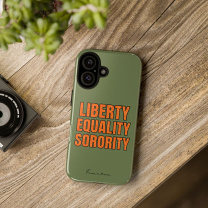 Sorority Phone Case - Tough Cases, Personalized Sorority Gift, Phone Accessory, College Student Essential, Customizable Phone Cover