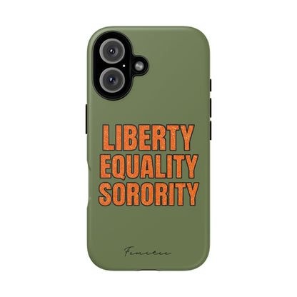 Sorority Phone Case - Tough Cases, Personalized Sorority Gift, Phone Accessory, College Student Essential, Customizable Phone Cover