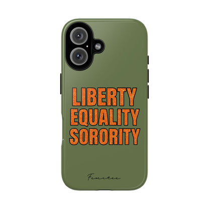 Sorority Phone Case - Tough Cases, Personalized Sorority Gift, Phone Accessory, College Student Essential, Customizable Phone Cover