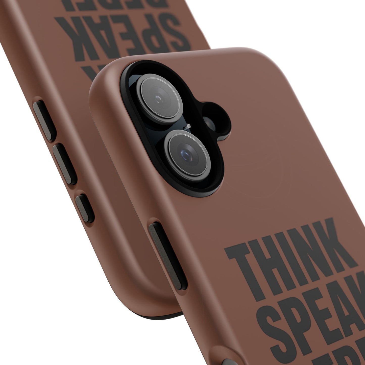 Tough Cases - Empowering Phone Case, Think Speak Rebel Design, Unisex Gift, Motivational Phone Accessory, Bold Style for Daily Use