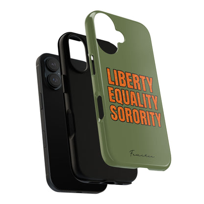 Sorority Phone Case - Tough Cases, Personalized Sorority Gift, Phone Accessory, College Student Essential, Customizable Phone Cover