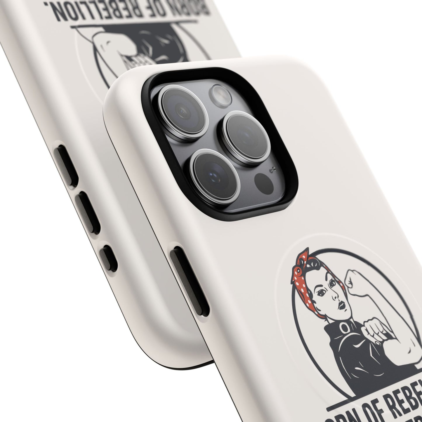 Empowering Tough Magnetic Phone Case | Bold Design, Gift for Women, Fun Phone Accessory, Resistance Theme, Unique Cell Cover