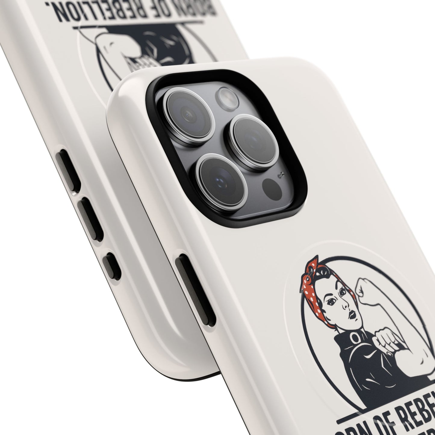 Empowering Tough Magnetic Phone Case | Bold Design, Gift for Women, Fun Phone Accessory, Resistance Theme, Unique Cell Cover