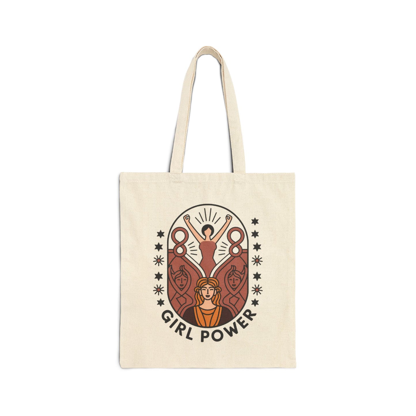 Empowering Girl Power Tote Bag - Eco-Friendly, Feminist Gift, Everyday Carry, Shopping Bag, Reusable Tote