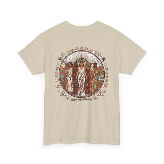 Goddess Circle Graphic Tee — Earthy Women’s Empowerment T-Shirt